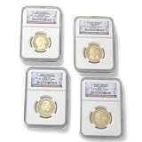 2007 Dollar Presidential Coin 4pc. Set Proof PF70UC w/ Individual Holder