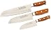 Prime Pacific Trading Set of 3 Stainless Steel Santoku knives
