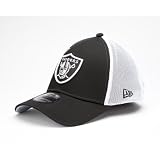 NFL Unisex Adult Oakland Raiders QB Sneak 3930 Cap (Black, Large/X-Large)