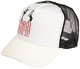 Bravado Men's Michael Jackson Dance Black & White Mesh Truck Hat, White/Black, One Size