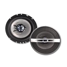 Naxa NX-774 800 Watt Pair 6.5 Inch 2-Way Coaxial Car Stereo Speakers
