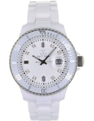 Plasteramic Unisexs Watch Color: White