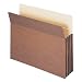 Smead Pockets, Letter Size, Straight Cut, 3-1/2 Inch Expansion, Rollover Tyvek at Top-reinforced Sides, Redrope, 50 Per Carton (73805)