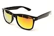 Vintage Wayfarer Nerd Retro 80s Mirrored Sunglasses W132