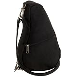 AmeriBag Distressed Nylon Baglett Shoulder Bag