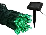 102 LED Solar Light Strands (Green) Case Pack 12