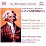 Saint-Georges/concertos