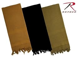 COYOTE BROWN SOLID COLOR SHEMAGH-TACTICAL DESERT SCARF