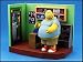 Search : Simpsons Comic Book Shop Environment with Exclusive Comic Book Guy Figure
