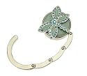 Beautiful Crystal & Enamel Effect Ornate Fold Up Dragonfly Handbag Hanger / Hook With Jewel Effect Gems - C
