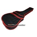 Gitarrentasche gepolstert 3/4 Konzertgitarre schwarzrot