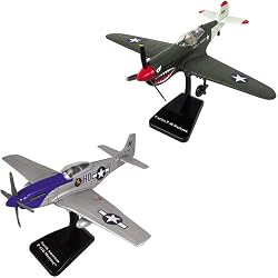 SMITHSONIAN InAir E-Z Build 2pc Set - P40 Warhawk and P51 Mustang