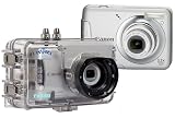 Canon PowerShot A480 Digital Camera with Waterproof Underwater Housing Case