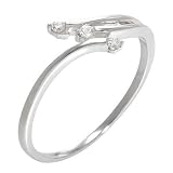 Image of 9ct White Gold Ladies 3 Spray Diamond Ring