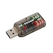 USB 2.0 External 5.1 Channel 3D Sound Card Adapter for PC Notebook Laptop