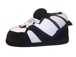 Happy Feet - Black and White - Slippers