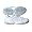Women's New Balance WC654W (B) Tennis Shoe-White/Blue (5.5)