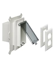 Home Improvement: Arlington DBVS1C-1 Recessed Outlet Box Wall Plate Kit for New Vinyl Siding Construction - Arlington Industries