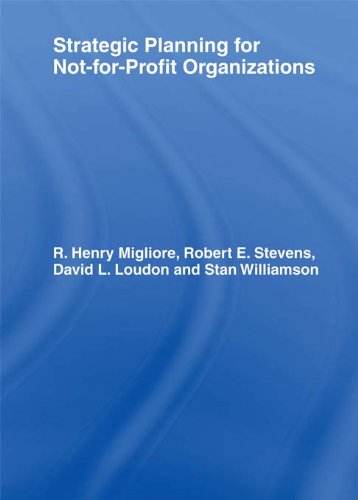 Strategic Planning for Not-for-Profit Organizations (Haworth Marketing Resources)