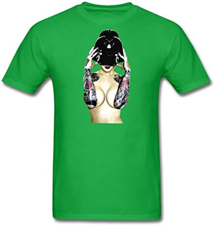 Leelily Men's Naked Sexy Hot Inked Tattoo Darth T-Shirts Small