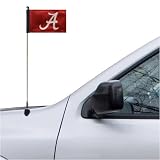 Alabama Crimson Tide Crimson Car Antenna Flag