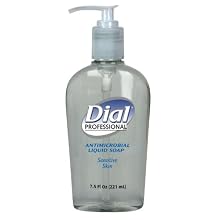 Dial Professional 82834 Liquid Dial Antimicrobial Soap For Sensitive Skin Decorative Pump 7.5 Oz. (Case of 12)