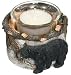 Black Bear & Birch Twig Tealight Candle Holder with Candle, 3