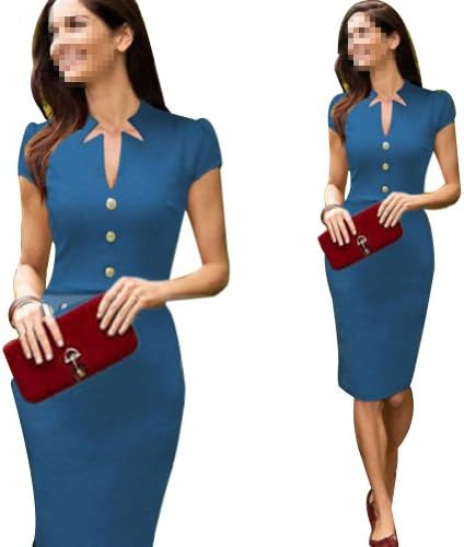 Janecrafts New Fashion Slim Bodycon Women's Party Office Business Dresses