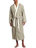 Majestic International Men's Westmount Spa Lined Silk Sanded Micro Shawl Robe