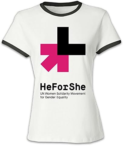Women's Heforshe UN Women Solidarity Gender Equality Contrast Color Ringer Tshirt
