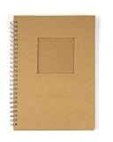 RAYHER - Notizbuch, mit Passepartoutstanzung,HF, Quadrat, DIN A5, 60 Blatt, 70 g/m2