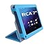 HappyZone PU Leather Case Cover For RCA 7-INCH Tablet (Model RCT6077W2), Blue