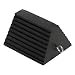 Vestil RWC-8 Molded Rubber Wheel Chock with Eyebolt, 9-1/4" Width, 6" Height, 8" Depth