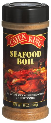Cajun King Seafood Boil, 6-Ounce Plastic Jar (Pack of 12) by Cajun King