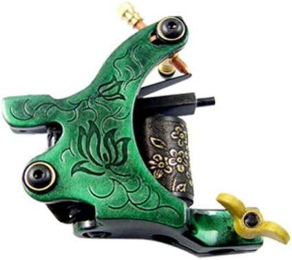 Getbetterlife New Cast Iron Tattoo Supply 1 pc PRO Tattoo Machine Gun Liner 8 Wrap Coils