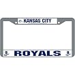 Kansas City Royals MLB Chrome License Plate Frame