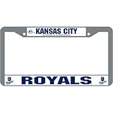 Kansas City Royals MLB Chrome License Plate Frame