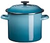 Le Creuset Enamel-on-Steel 8-Quart Covered Stockpot, Caribbean