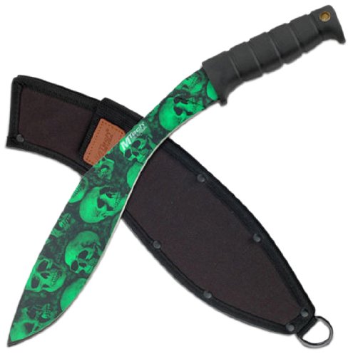 MTECH USA MT-537GN Kukri Knife, 18-Inch, Green Skull Camouflage MTECH USA MT-537GN Kukri Knife, 18-Inch, Green Skull Camouflage