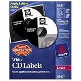 Avery 5697 CD Label (White Matte)