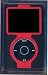 XtremeMac IPV-TA3-10 Tuffwrap Accent for iPod Video 30GB (Black/Red)