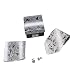 Grey Paisley Necktie, Cufflinks, Hankchief, Matching Same Fabric Box Set discount gift DS1017