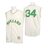 Oakland Athletics Authentic 1968 Rollie Fingers Home Jersey by Mitchell & Ness
