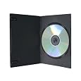 200pcs Single Slim 7mm Ultra Thin Black CD/DVD Cases