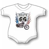 Route 66 - Motorcycle Baby Onesie