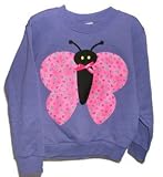 Pretty in Pink and Purple Butterfly Sweatshirt