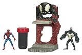 Spider-Man - Spider Man Oscorp Ooze Factory Set - Black Spider - Man Vs. Venom