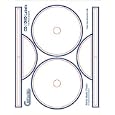 200 Compulabel® 312840 Full Face CD Labels 100 Sheets