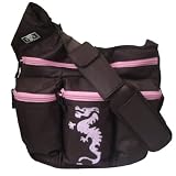  : Diaper Dude Dragon Diaper Bag - Brown/ Pink