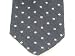 Mens Navy Blue Geometric Italian Neck Tie
